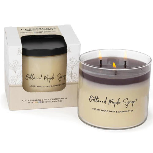 Color Changing 3 Wick Jar Candle