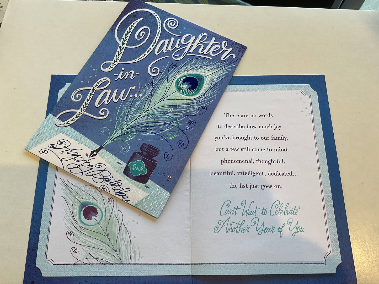 Daughter-in-Law Birthday Card