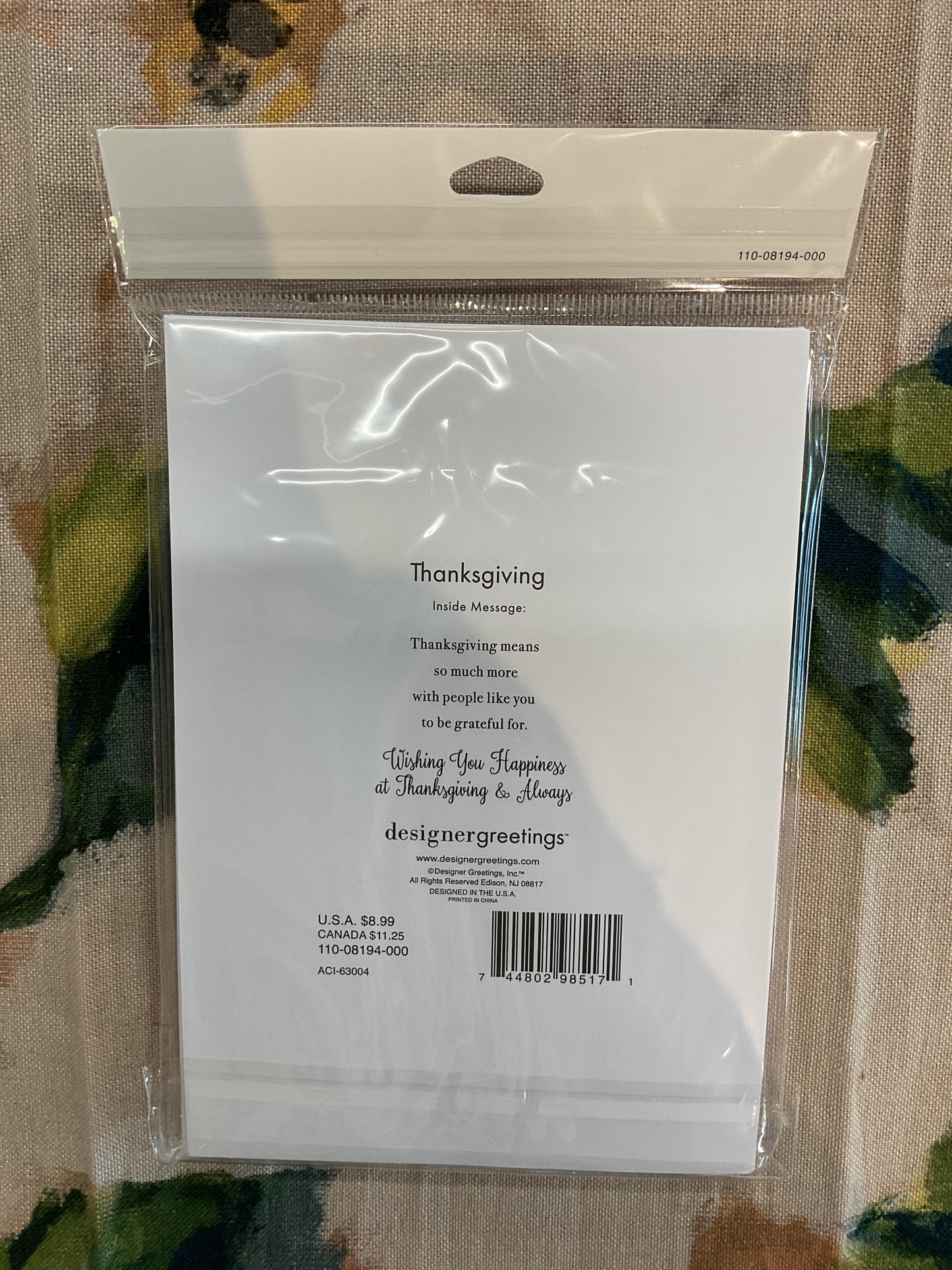 Thanksgiving - Pack of 8