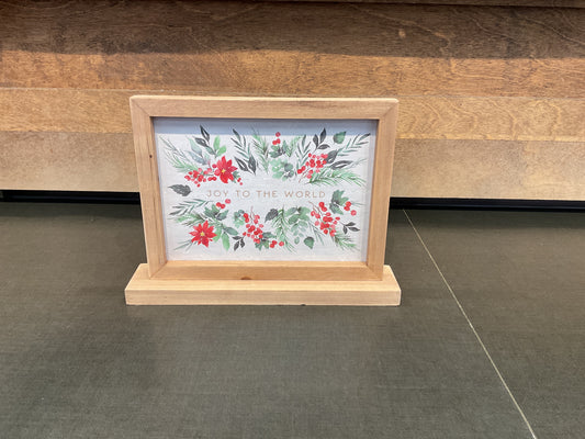 Wood Framed Table Signs Asst 2