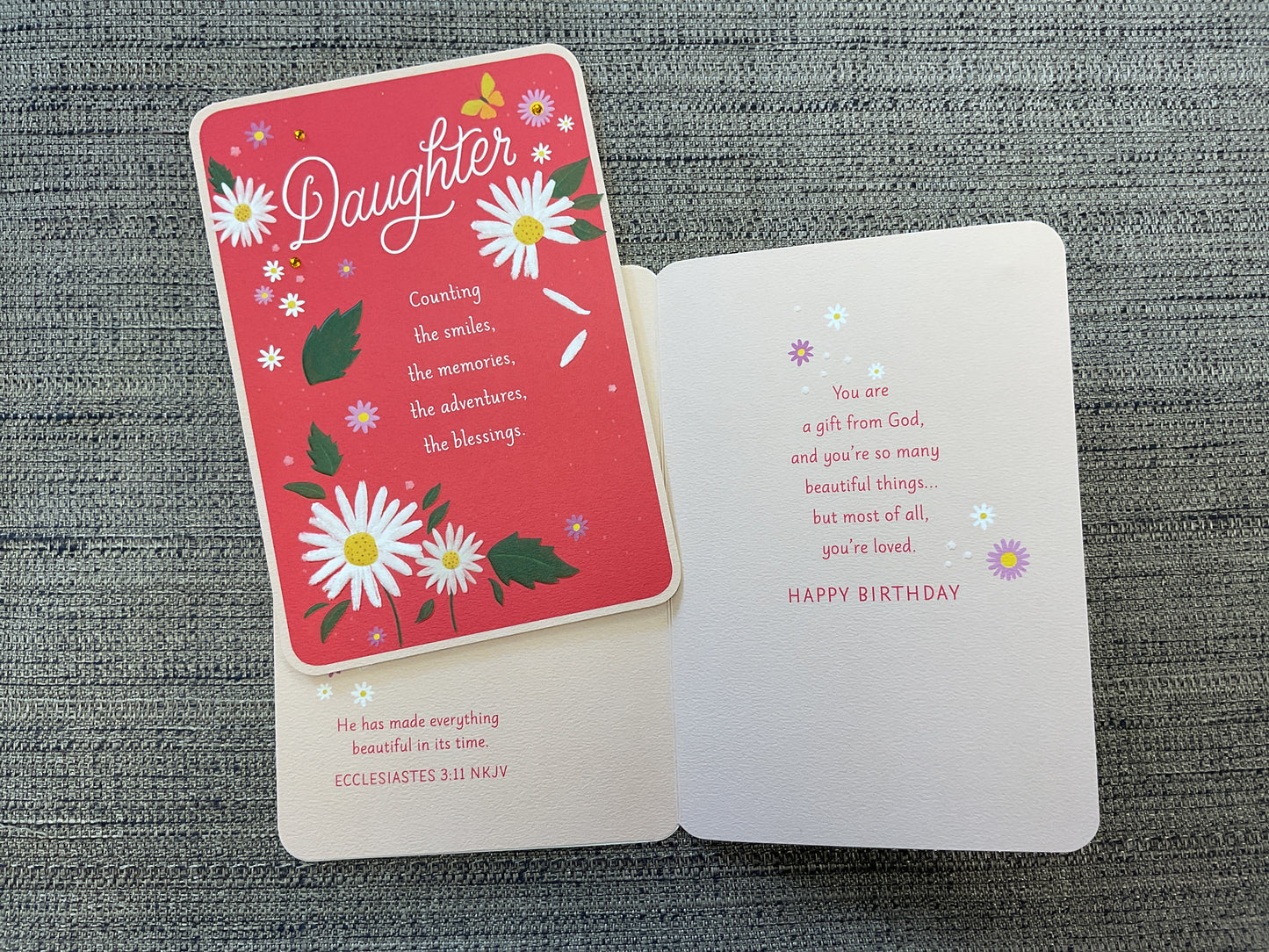Religious Daughter Birthday Card