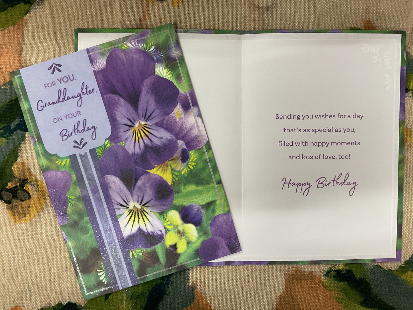 Granddaughter Birthday Card