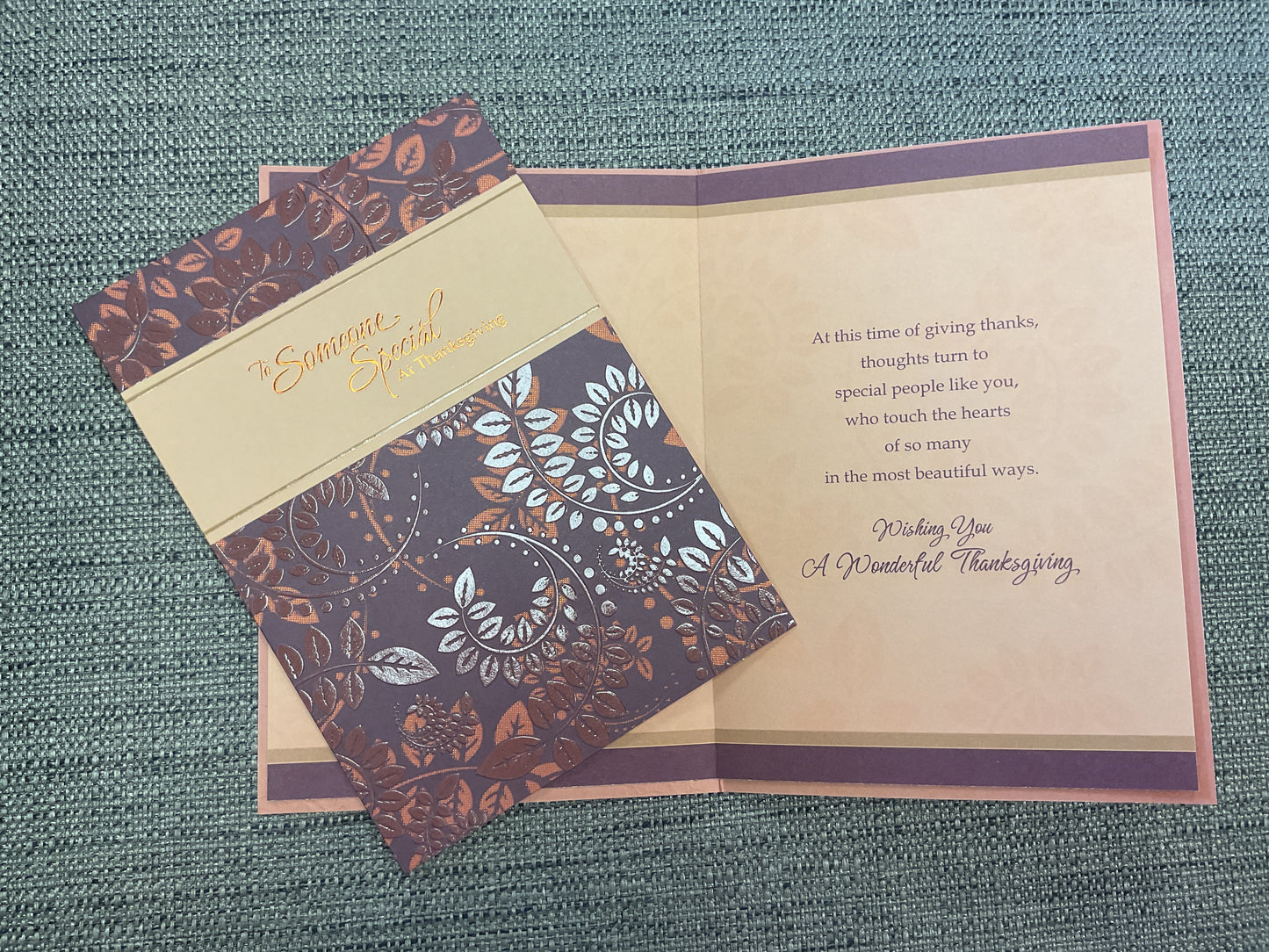 Someone Special at Thanksgiving Card