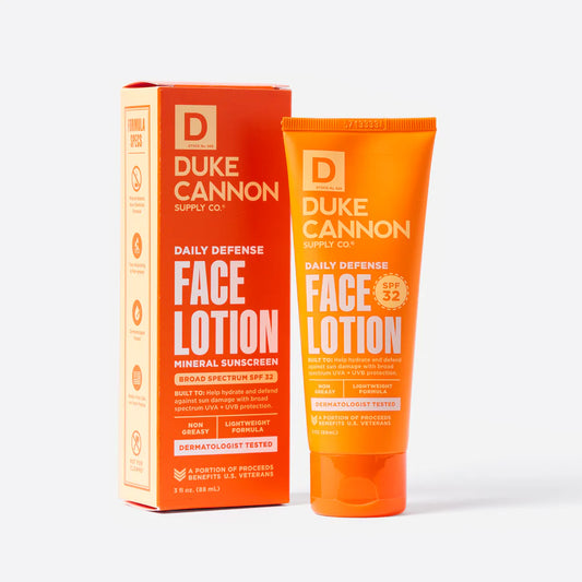 Duke Cannon Face Lotion
