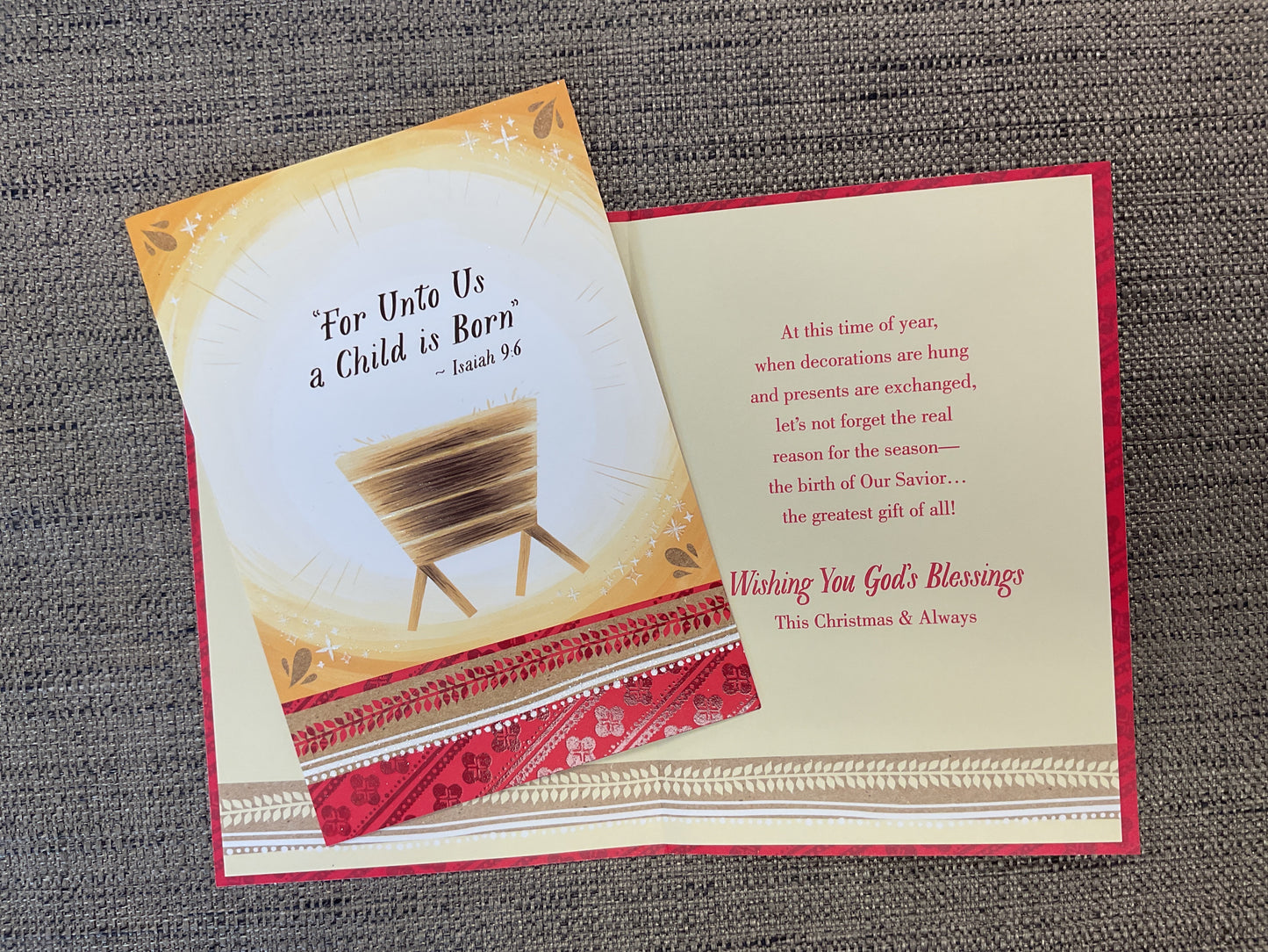 Religious Christmas Card