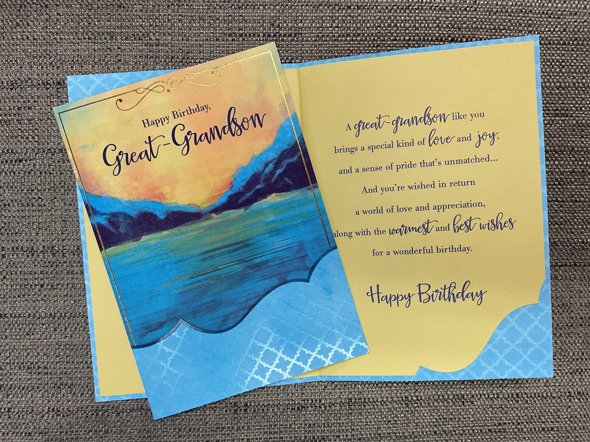 Great-Grandson Birthday Card