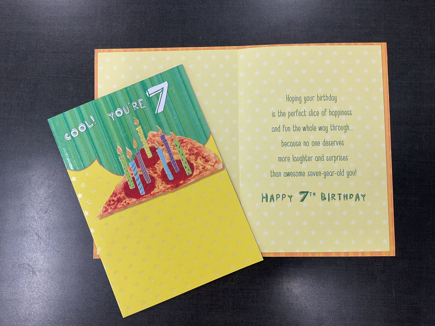 Age 7 Birthday Card