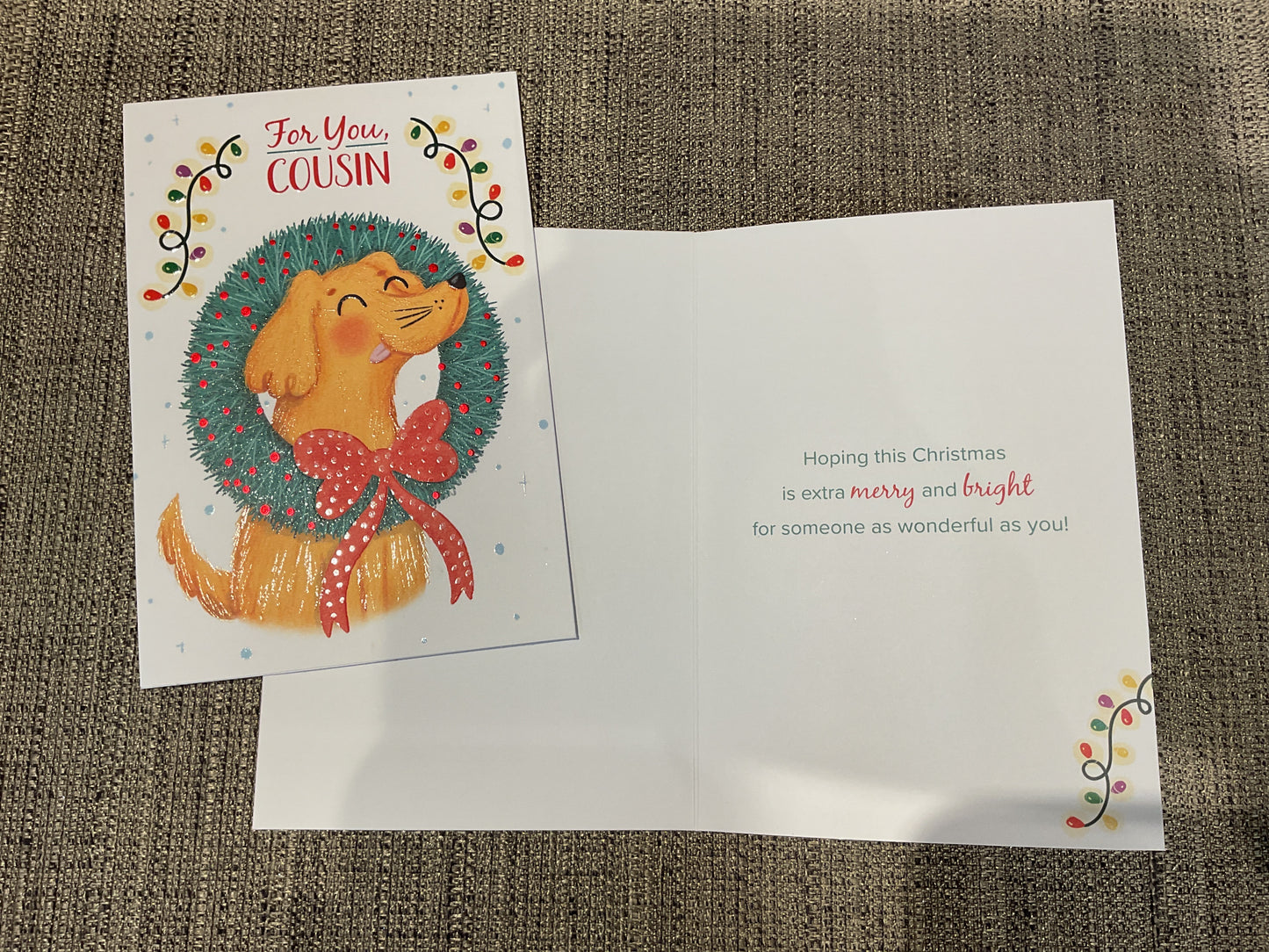 Christmas Card - Cousin