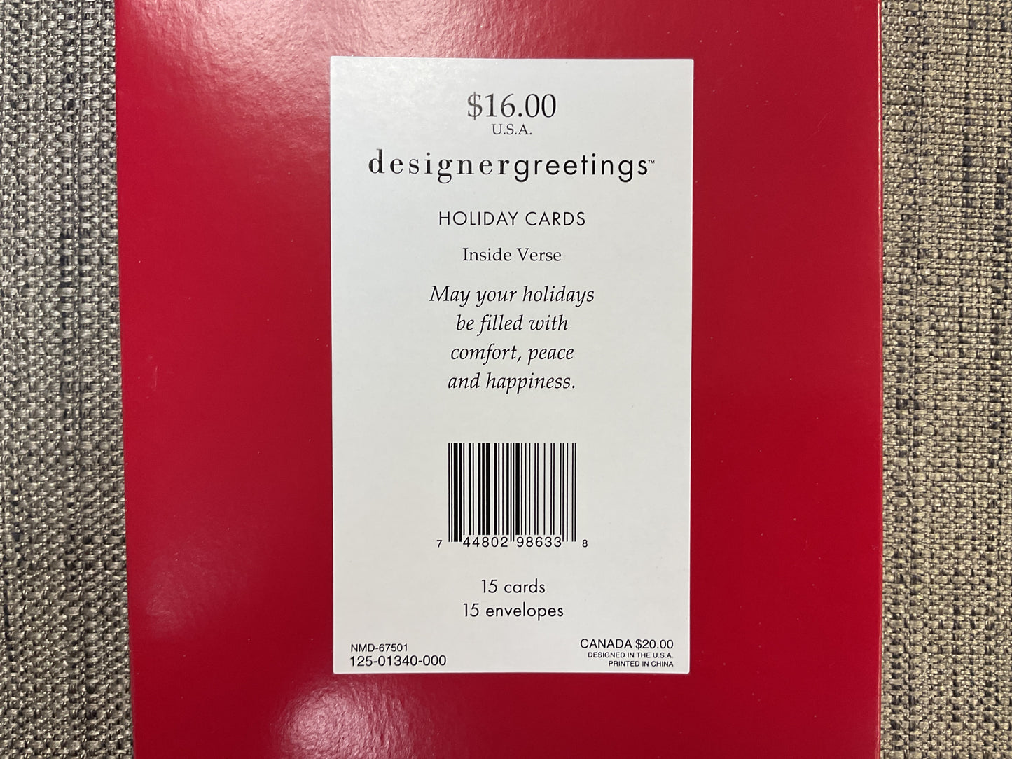 Happy Holidays Boxed Christmas Cards