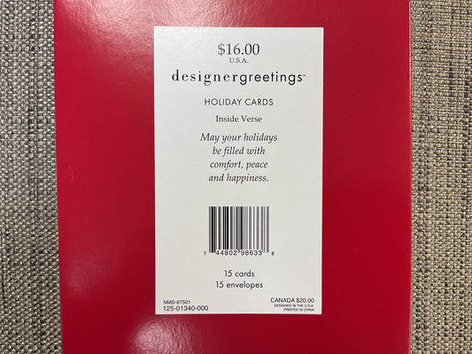 Happy Holidays Boxed Christmas Cards