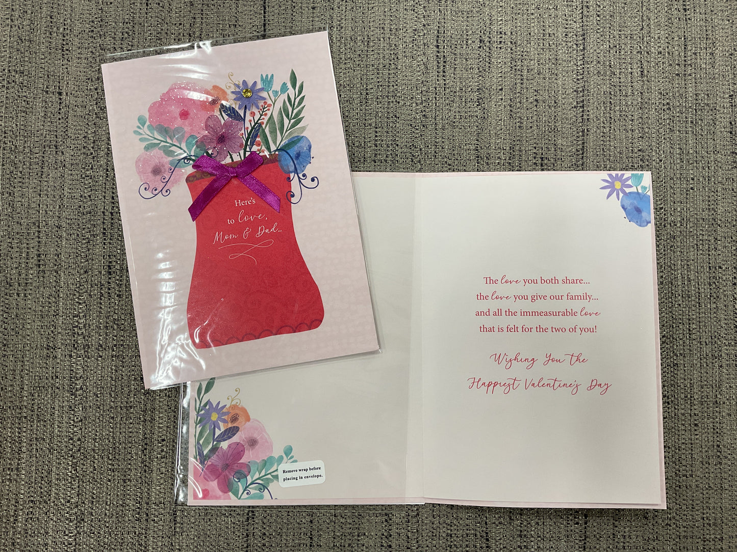 Mom & Dad Valentine’s Day Card