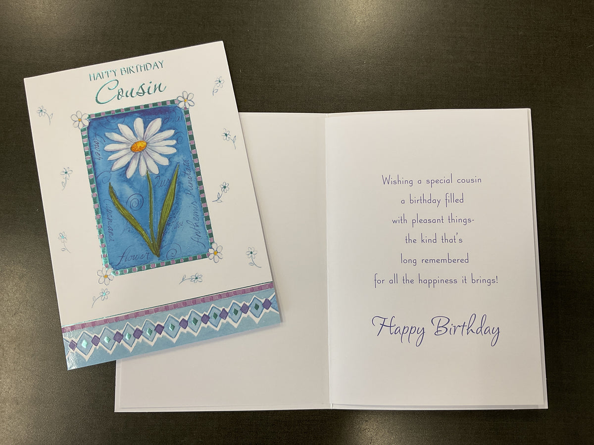 Happy Birthday Cousin Card
