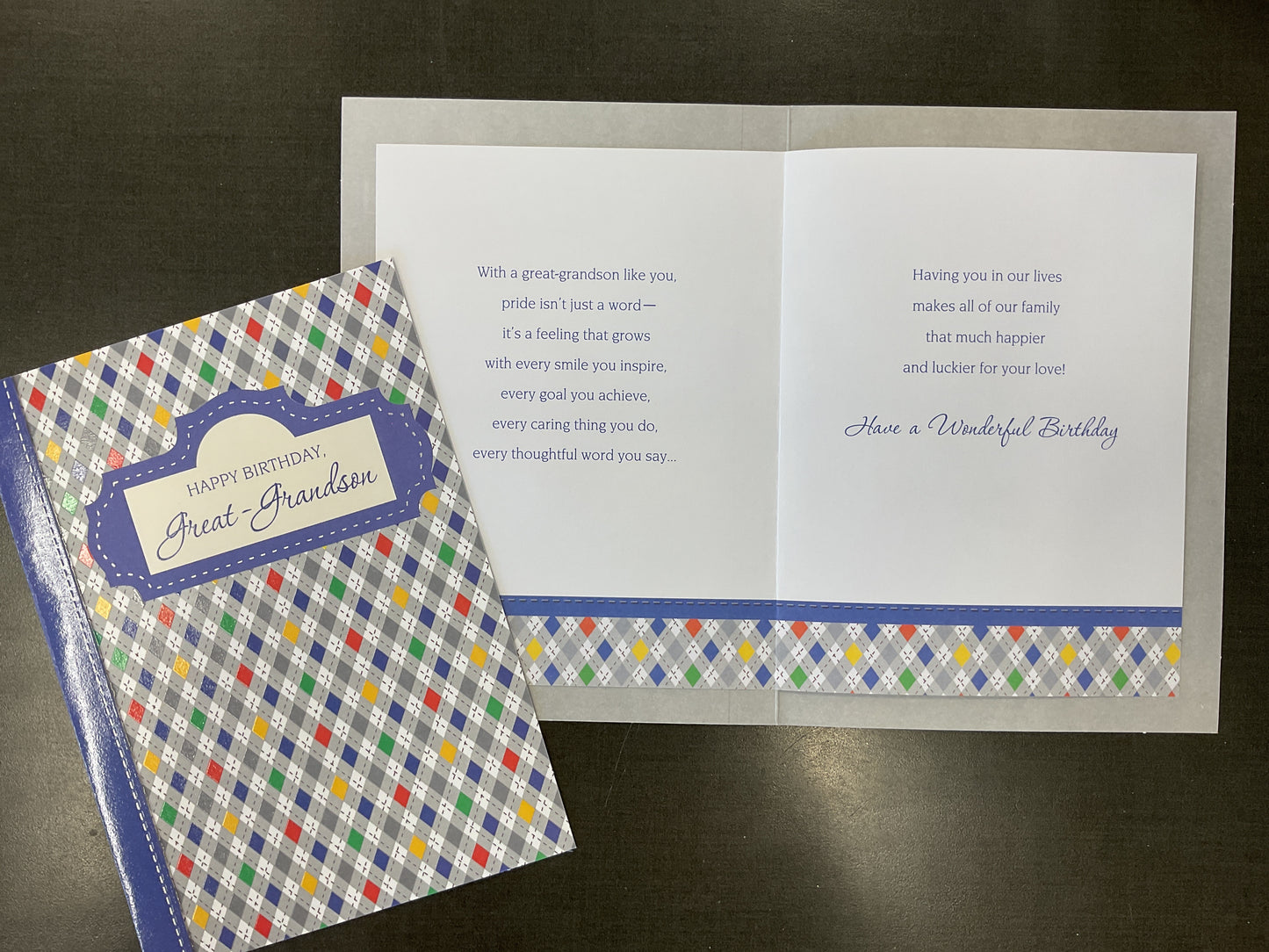 Great-Grandson Birthday Card