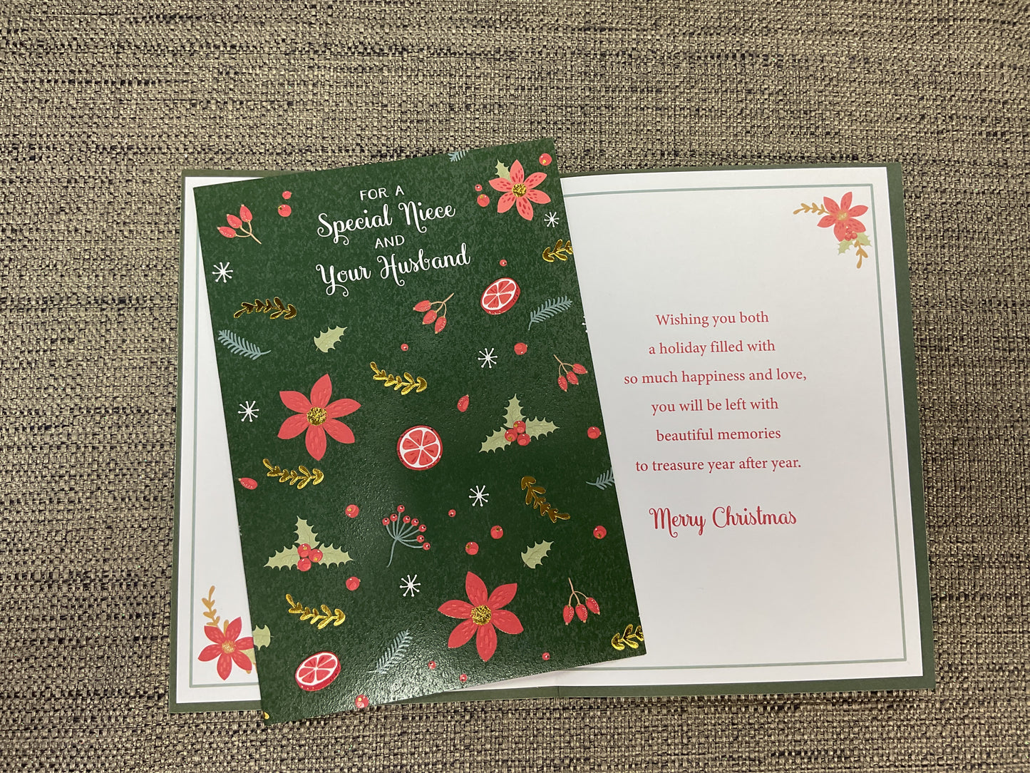 Niece & Husband Christmas Card