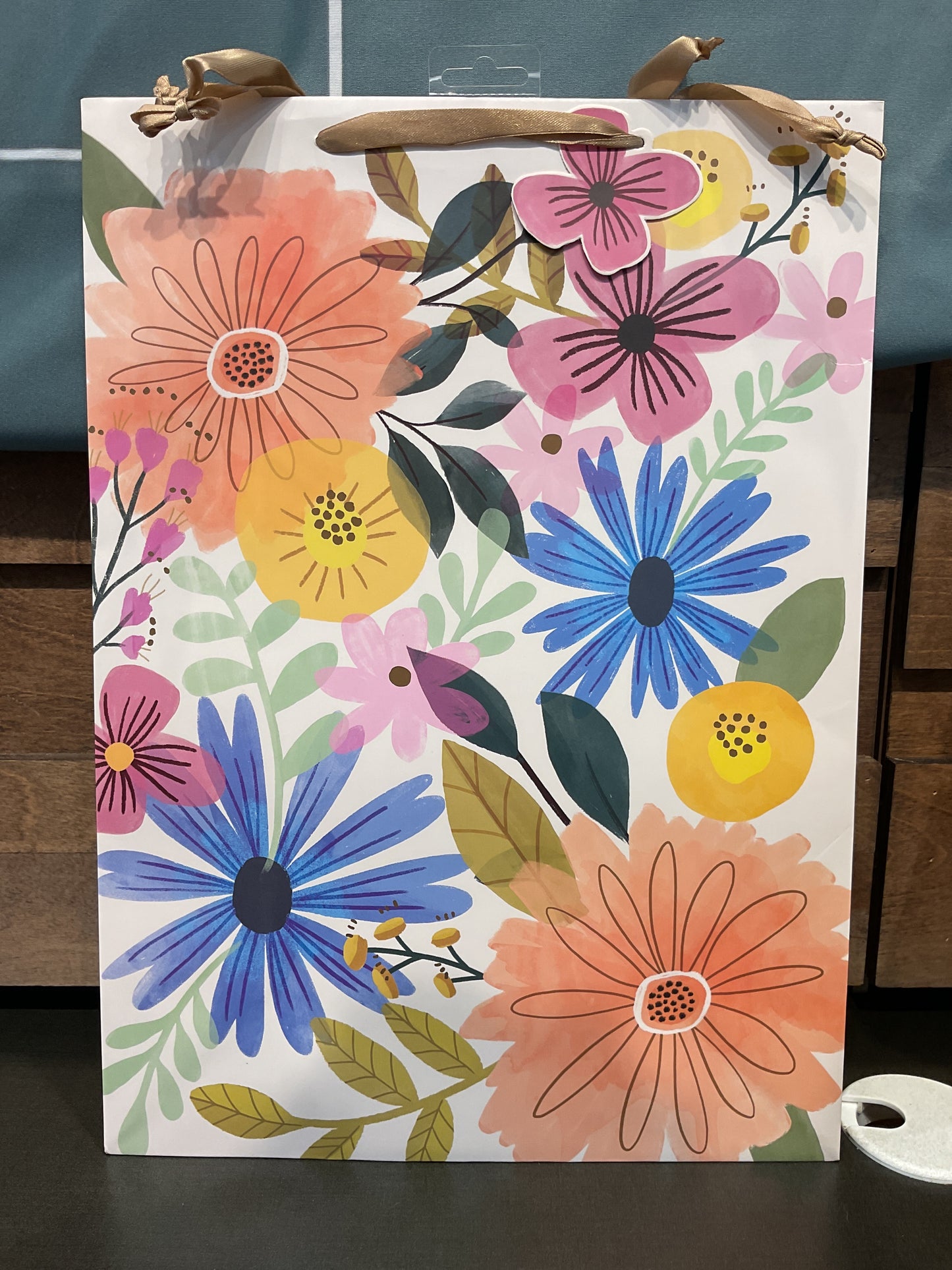 13x18 Flowered Gift Bag