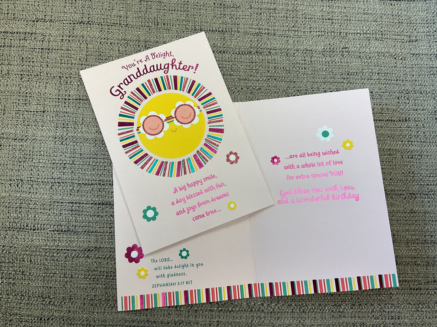 Granddaughter Religious Birthday Card