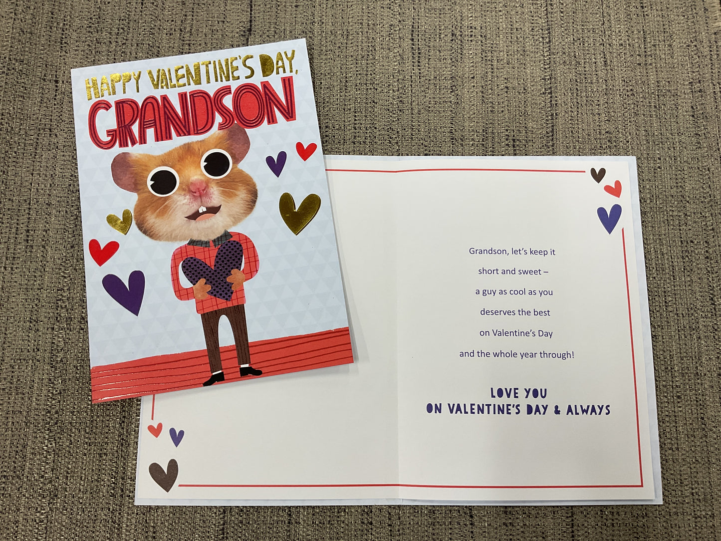 Grandson Valentine’s Day Card