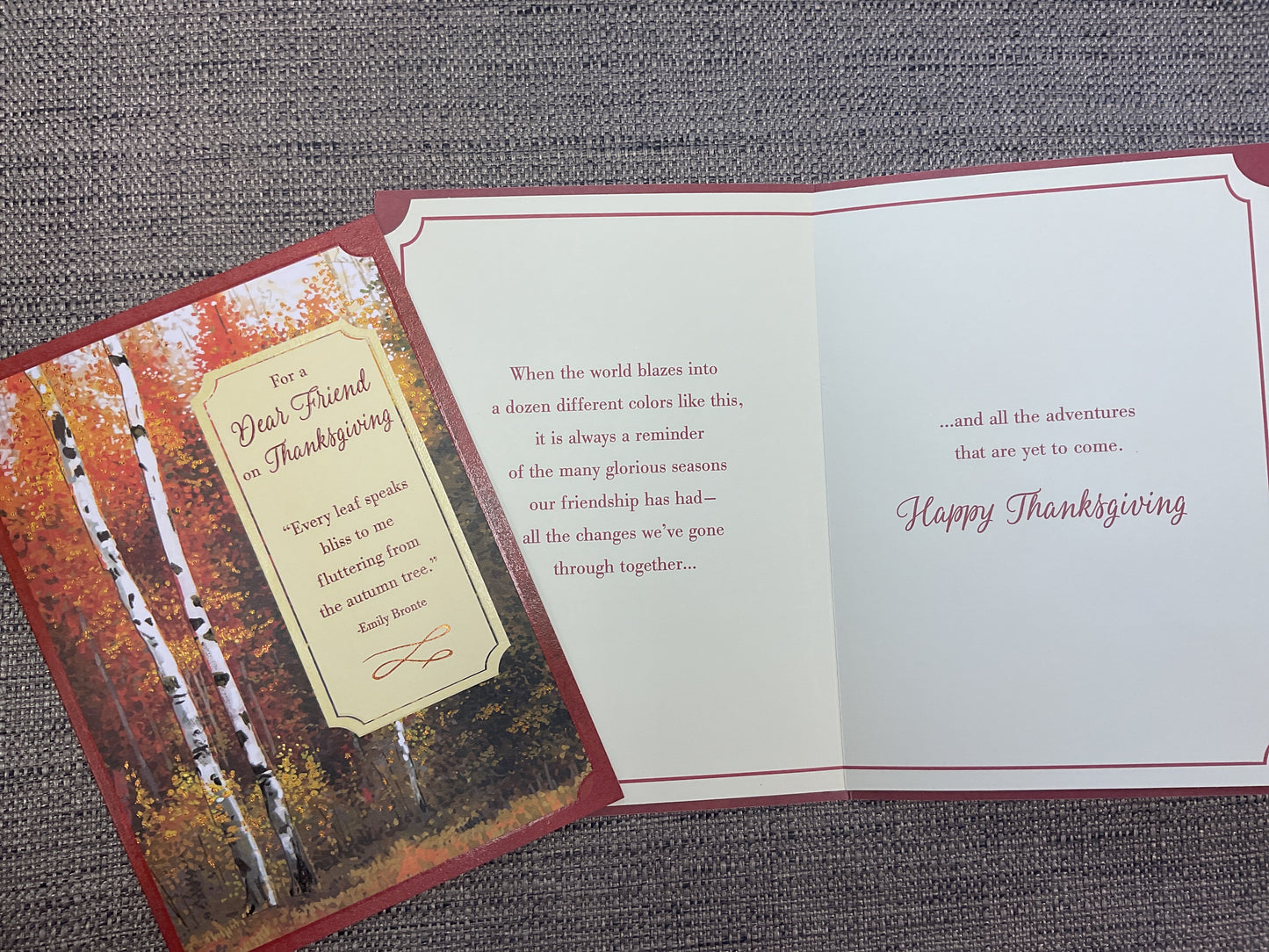 For a Dear Friend on Thanksgiving