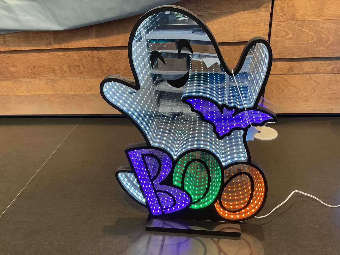 Halloween Ghost Infinity Mirror Light