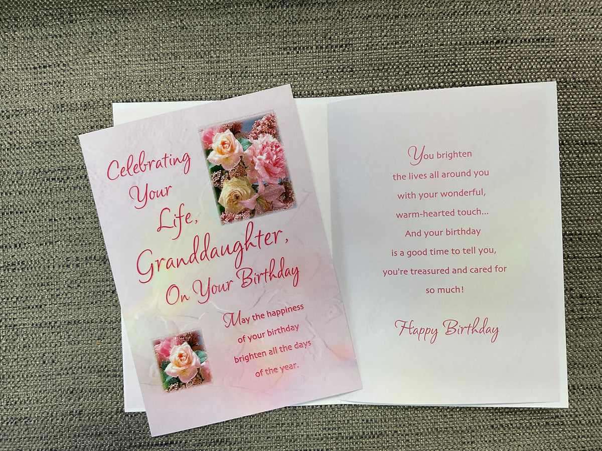 Granddaughter Birthday Card