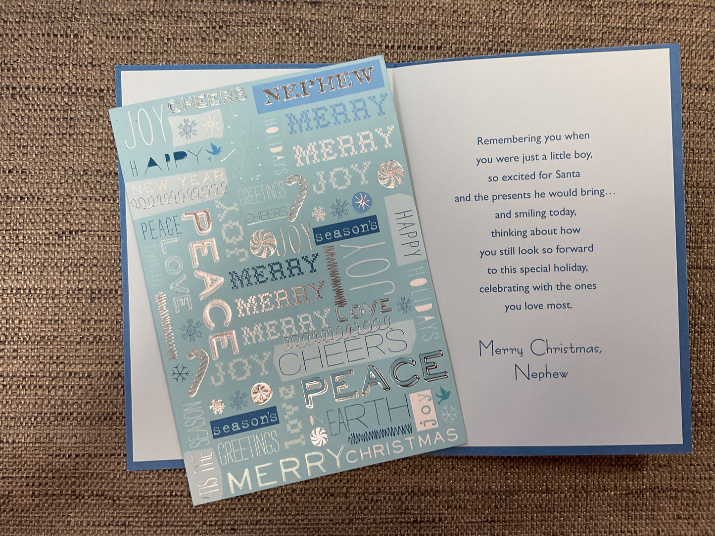Nephew Christmas Card