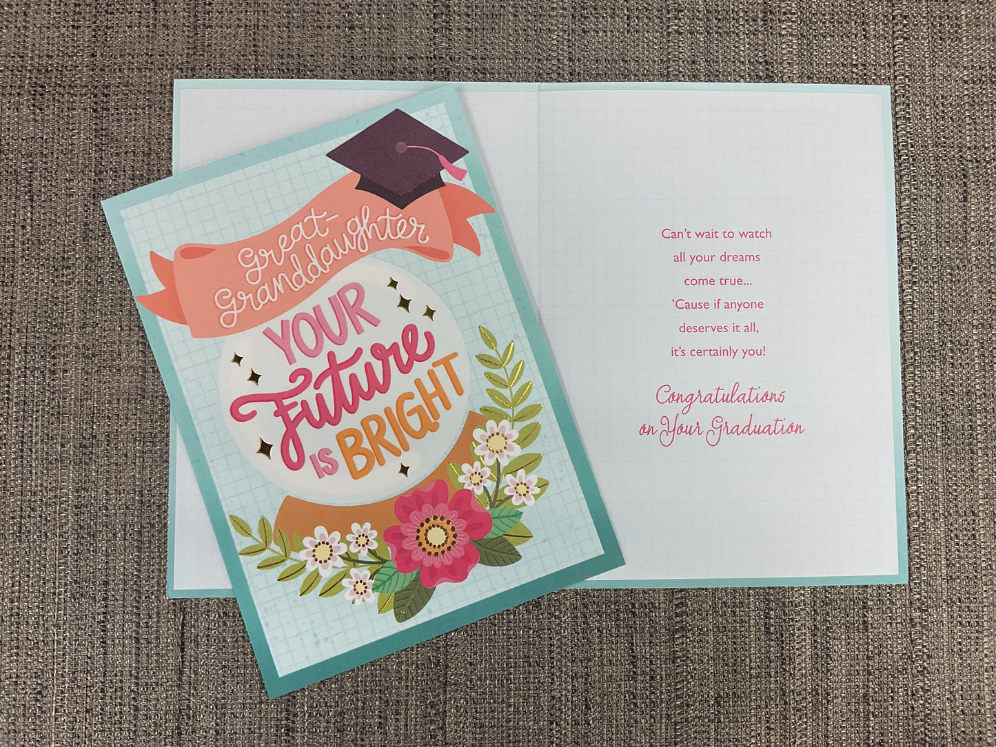 Great-Granddaughter Graduation