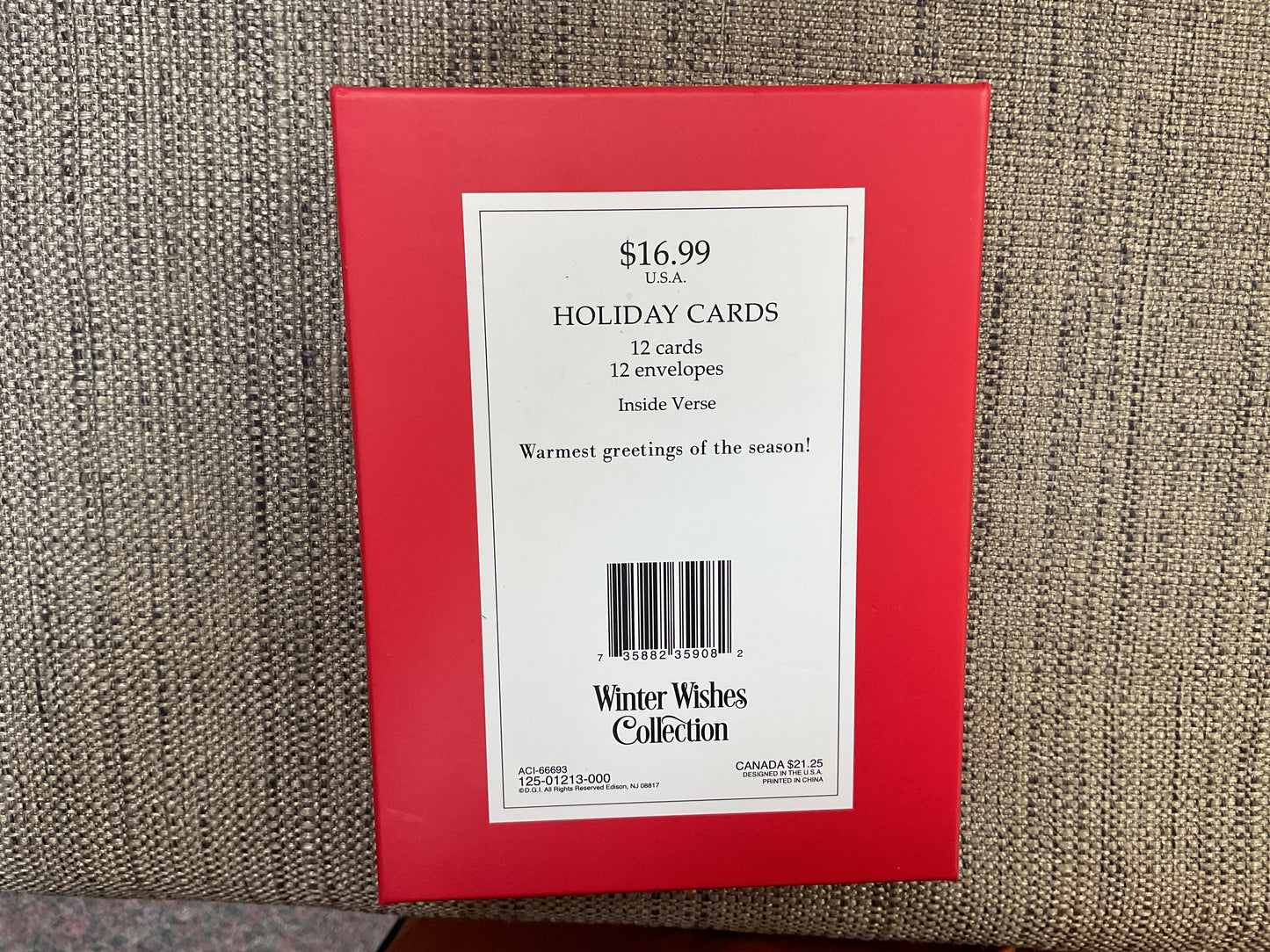 Warmest Greetings Boxed Christmas Cards