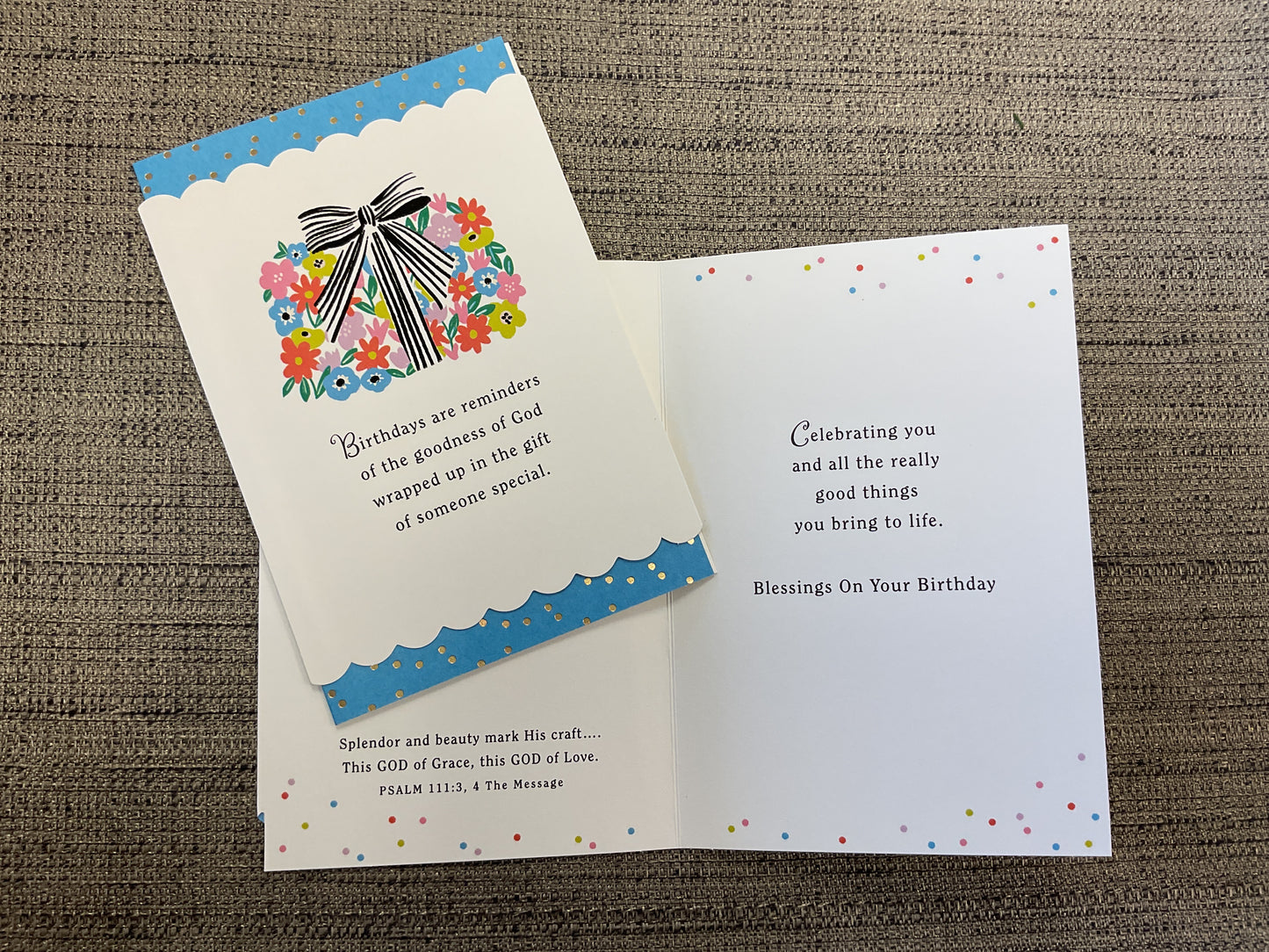Religious Birthday Card