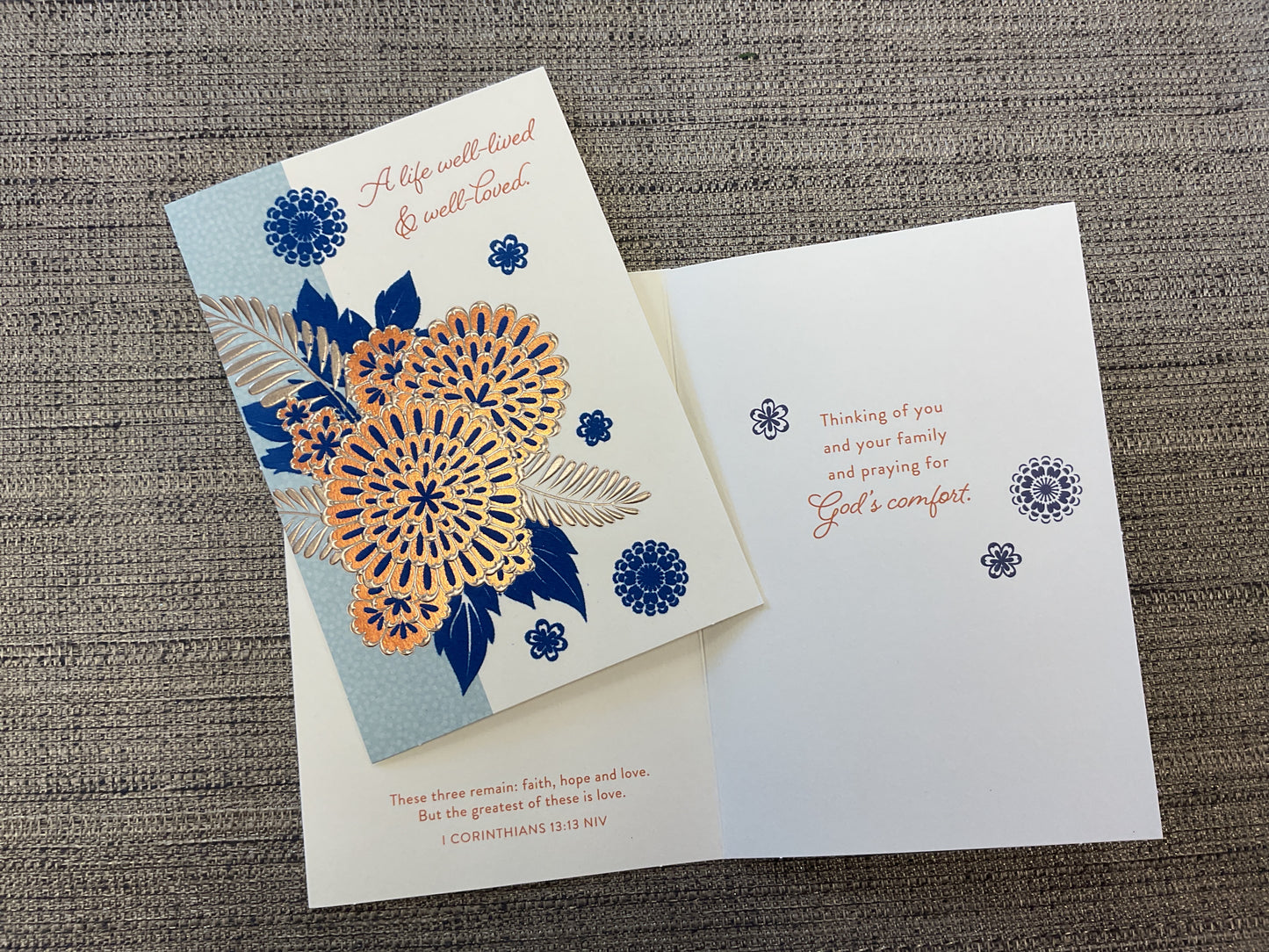 Religious Sympathy Card
