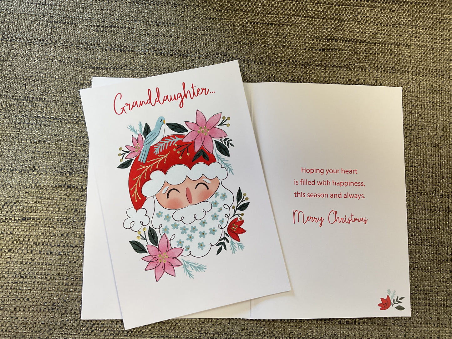 Granddaughter Christmas Card