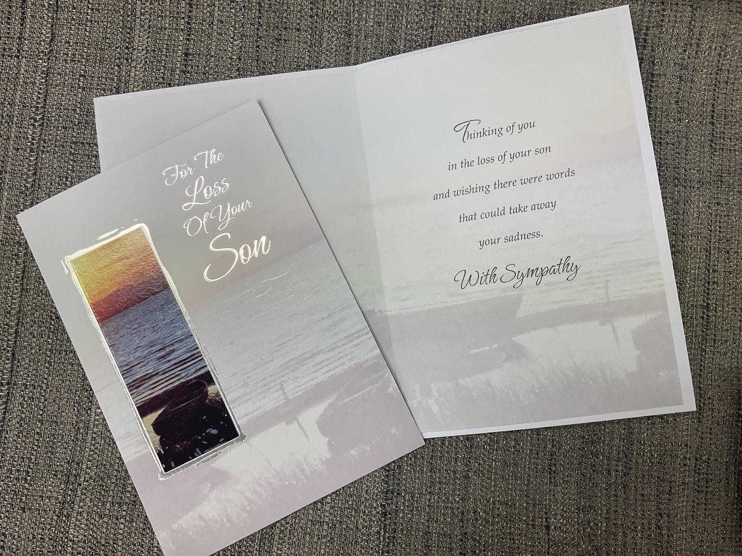 Loss of Son - Sympathy Card