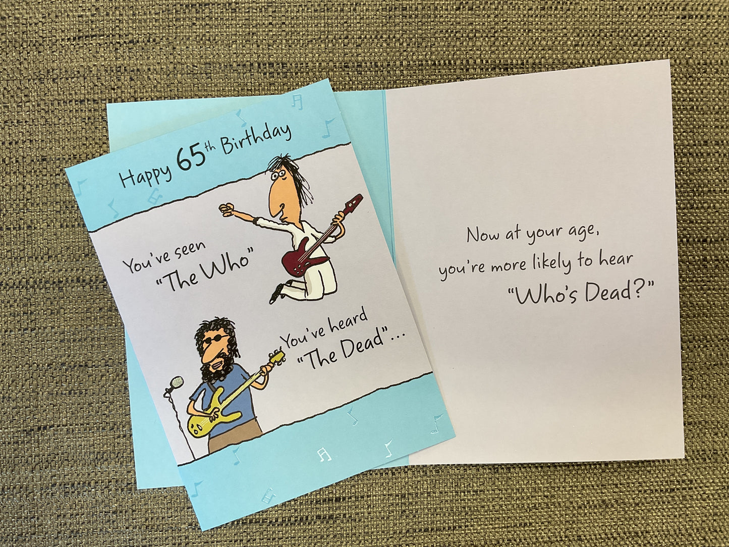 65th Birthday Card