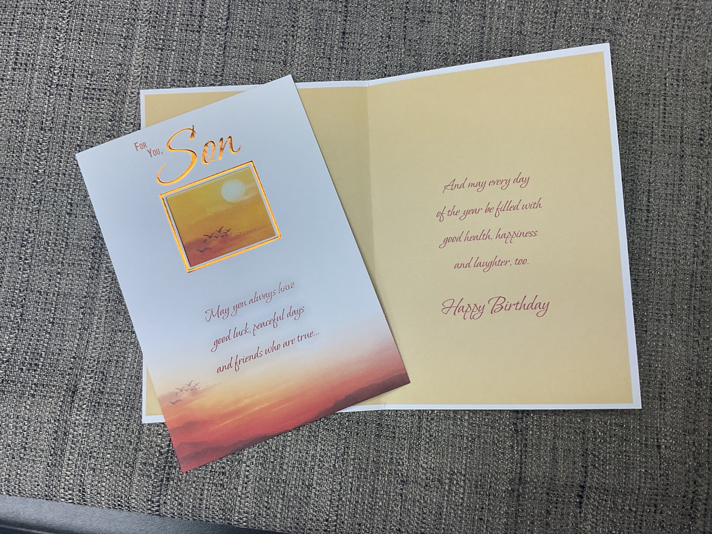 Son - Birthday Card