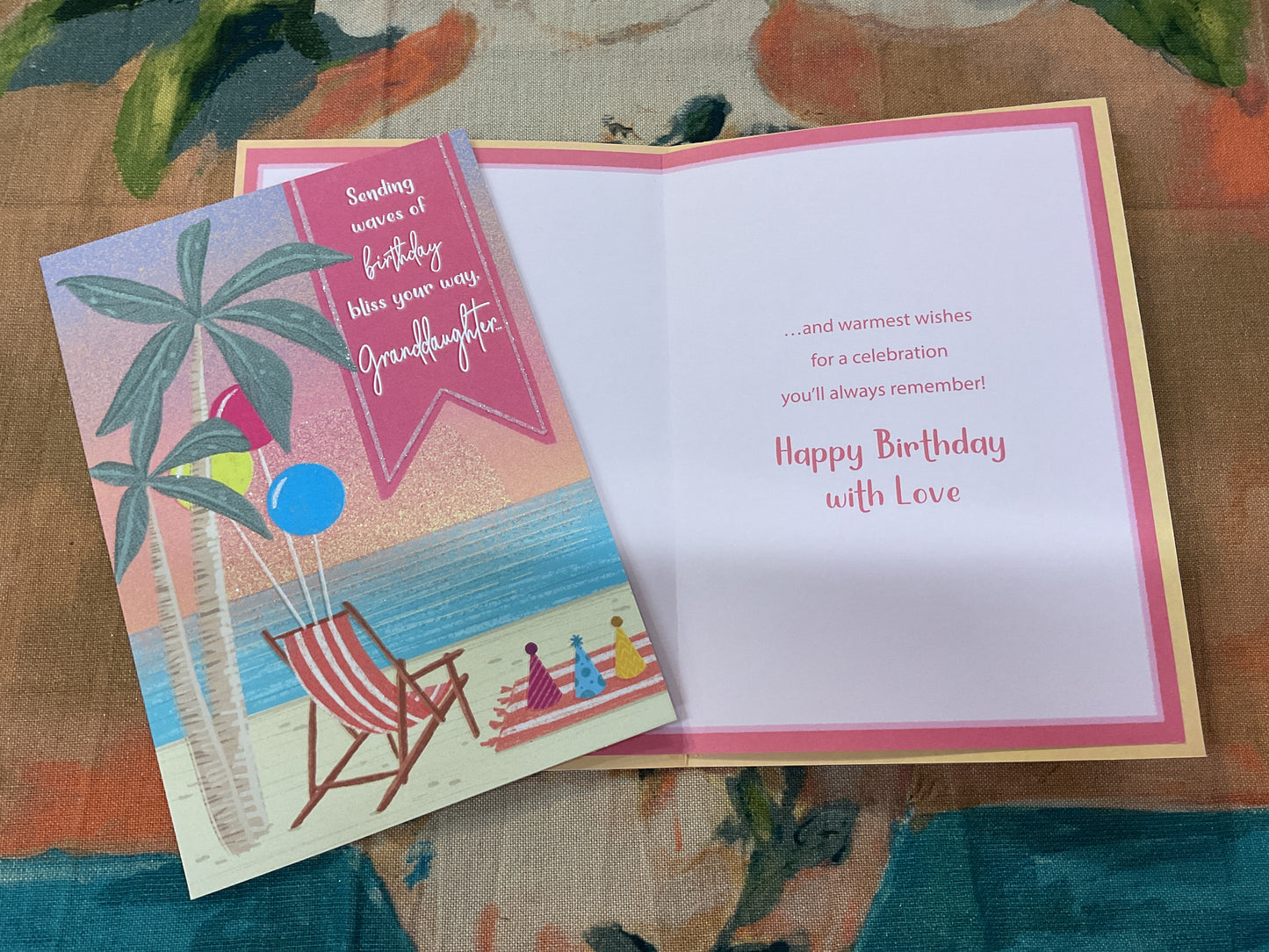 Granddaughter Birthday Card