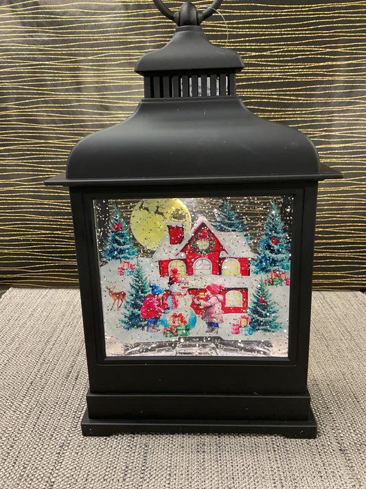 Lighted Holiday and Halloween Double Sided Spinning Globe