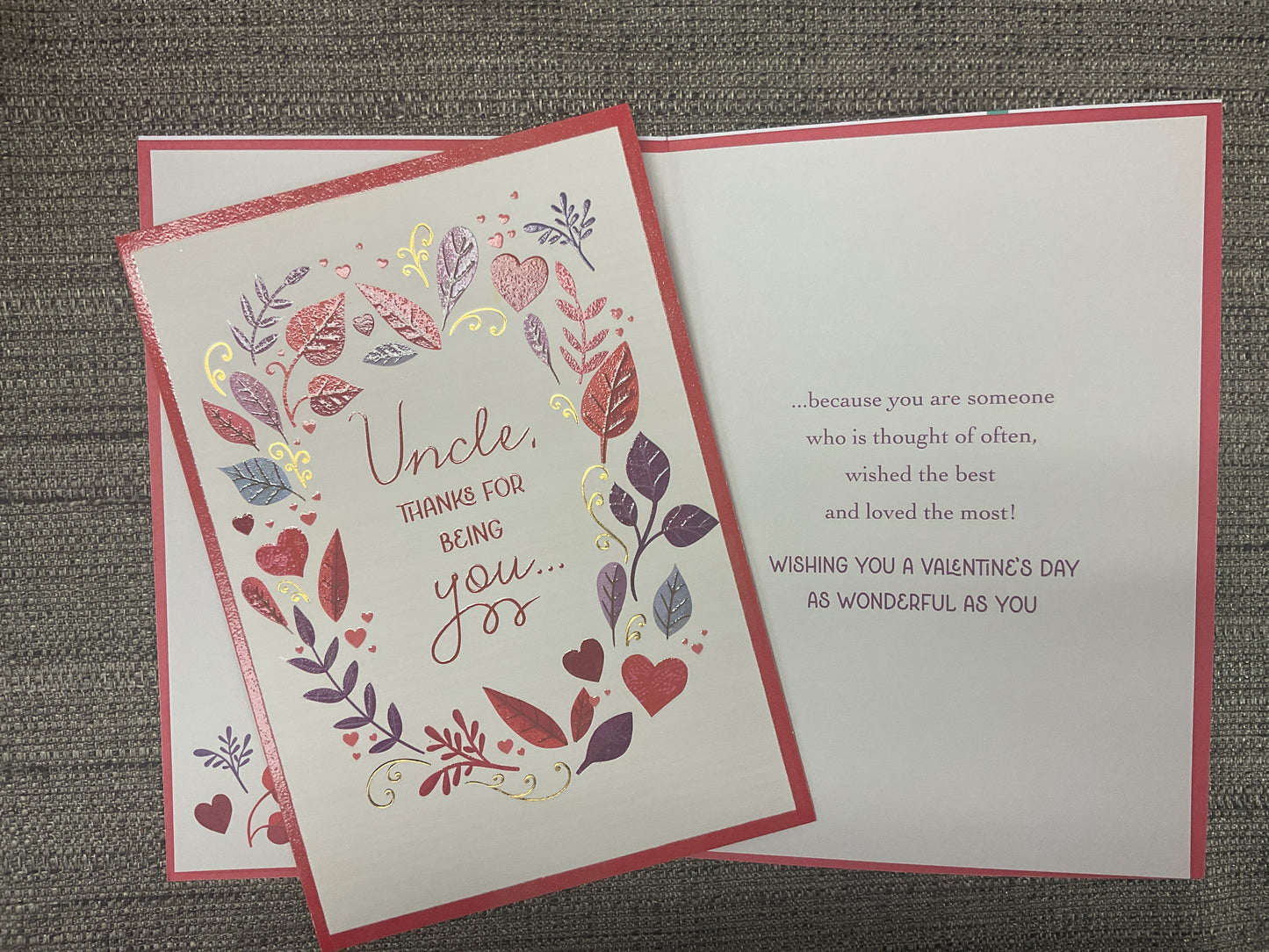 Uncle - Valentine’s Day Card