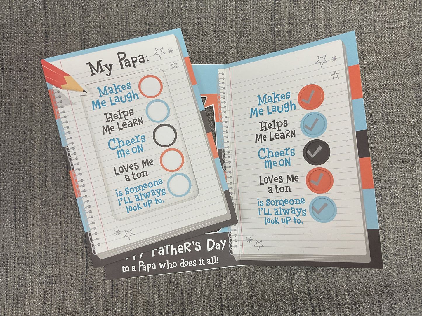 Papa from Kid - fathers Day Card