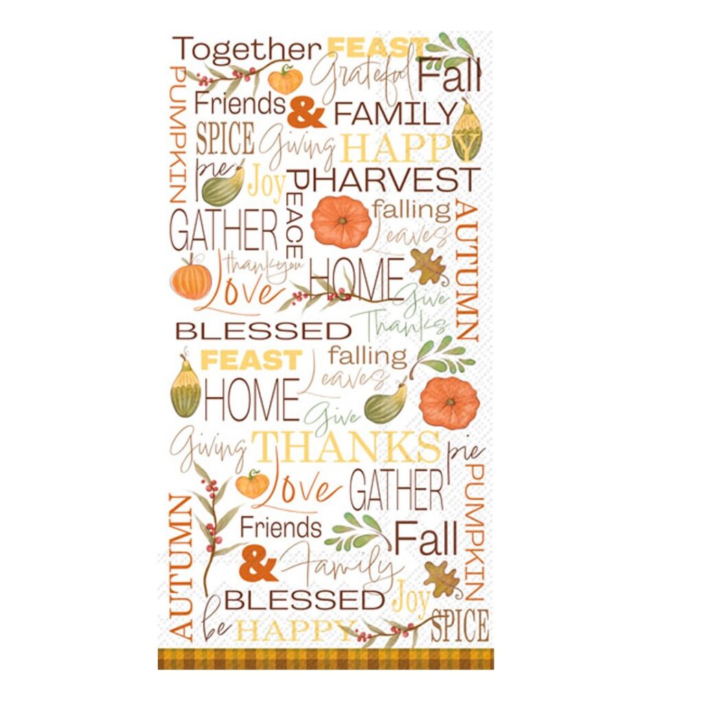 Fall Guest Napkins