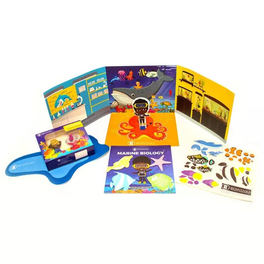 Marine Biology STEAM Kit Brown Toy Box