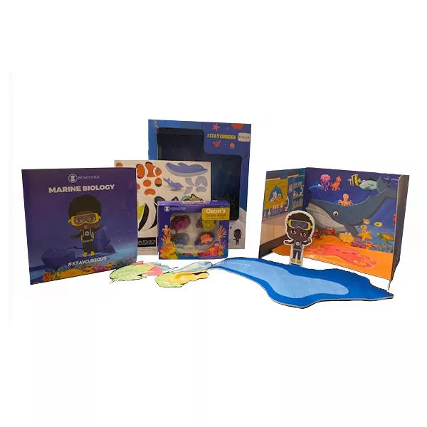 Marine Biology STEAM Kit Brown Toy Box
