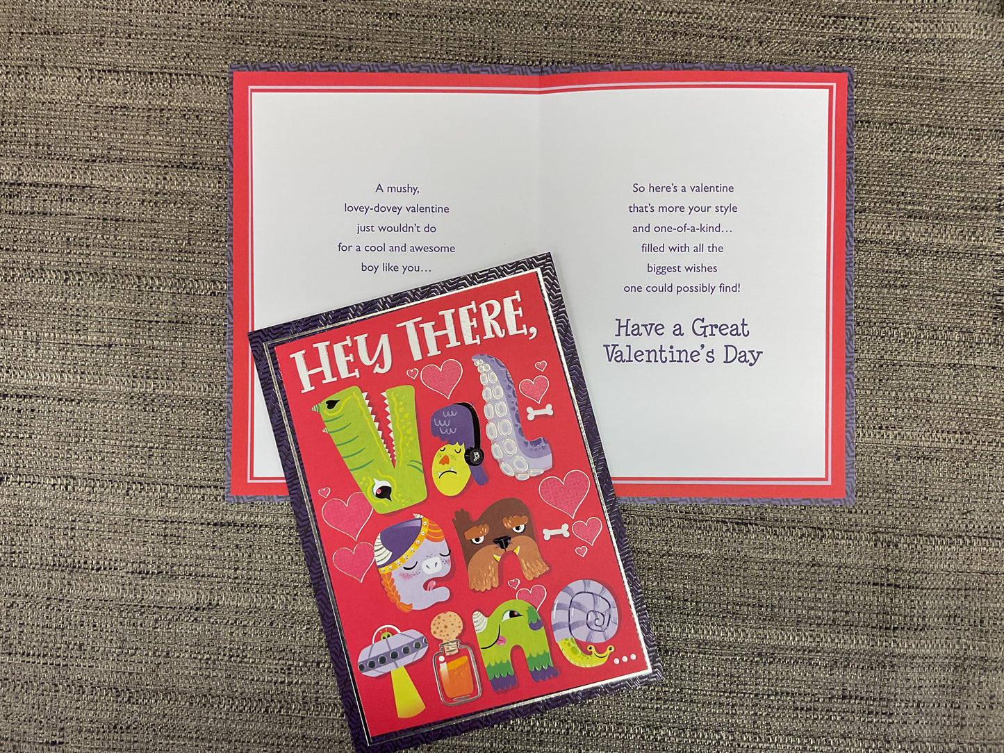 Valentine’s Day Card for Boy