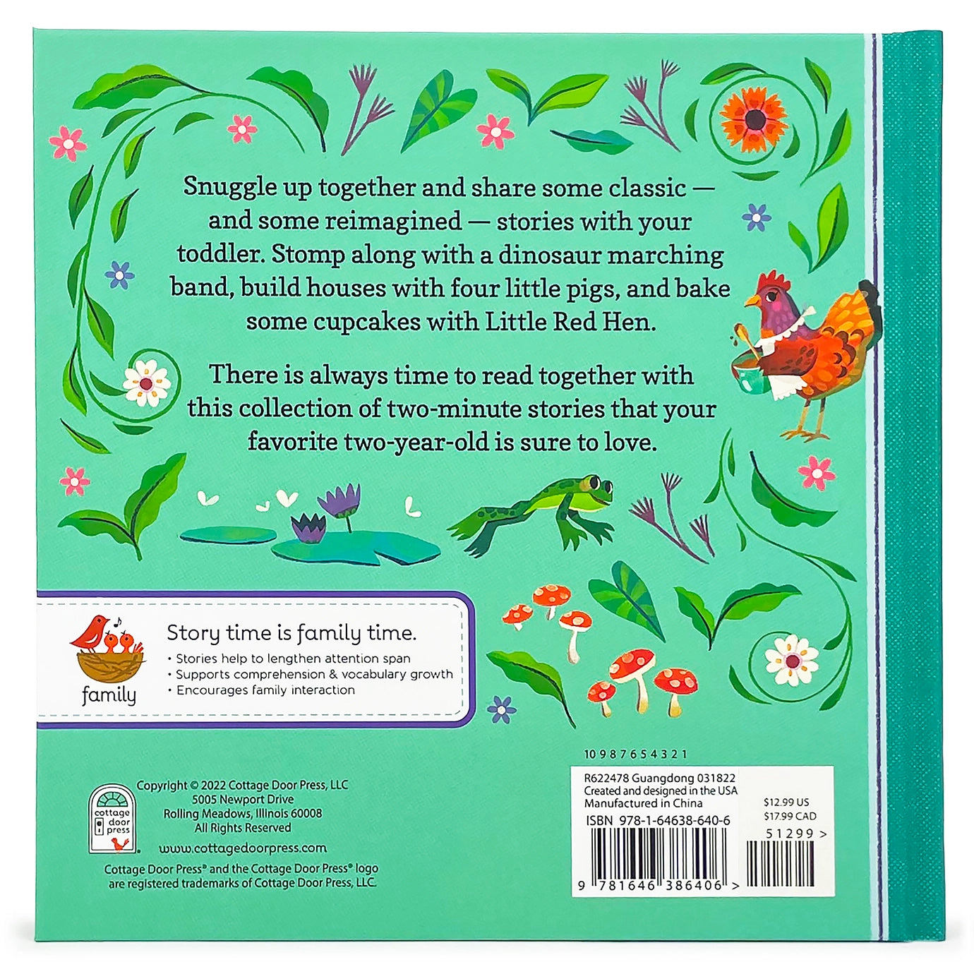 2-Minute Stories For 2-Year-Olds Story Book