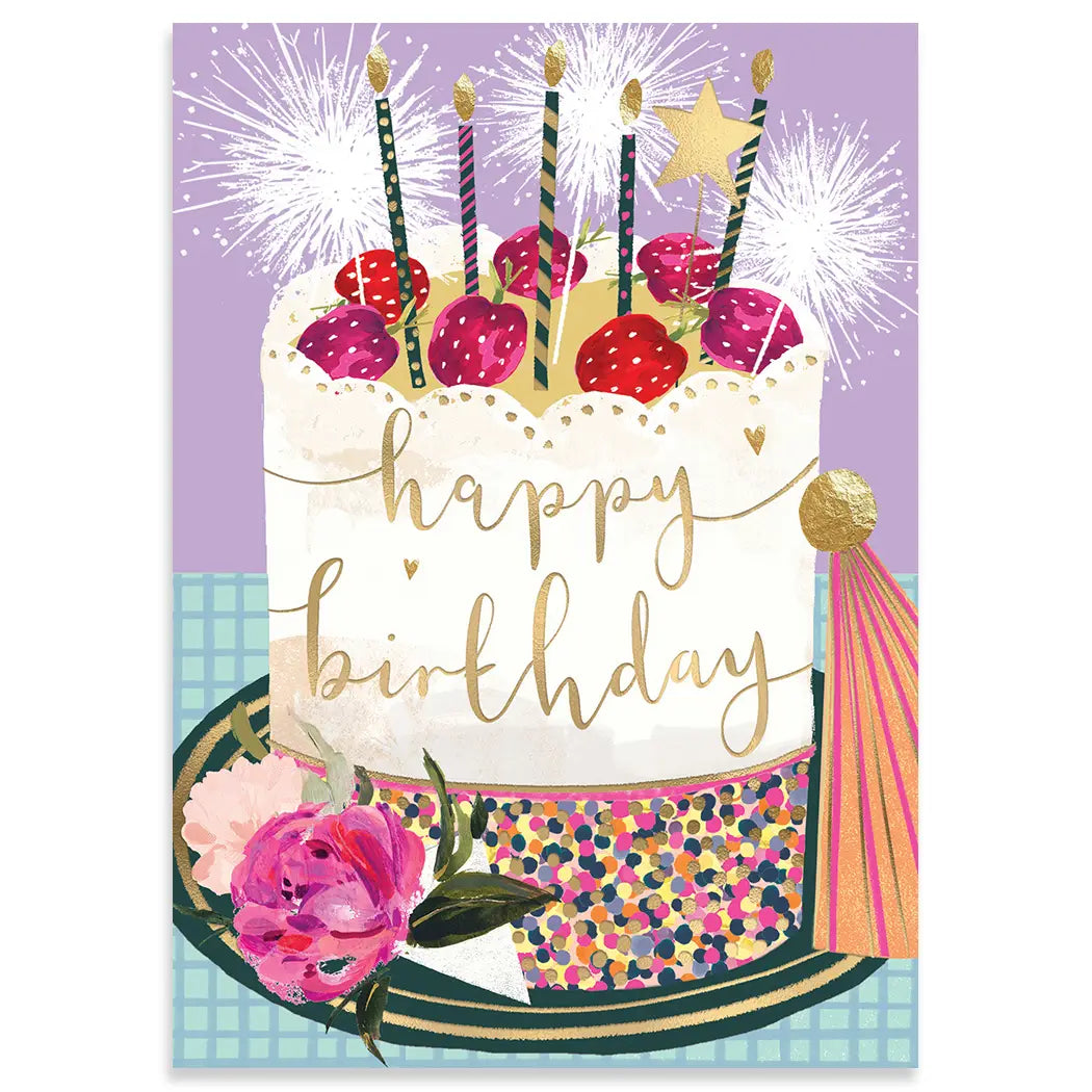Happy Birthday For Her Greeting Card