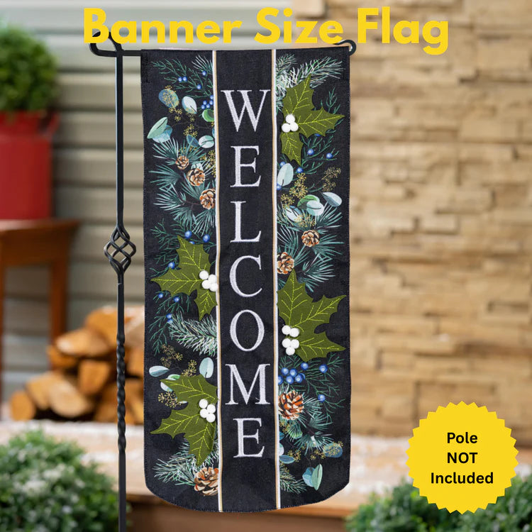 Winter Foliage Welcome Banner