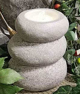 Rock Fountain Candle