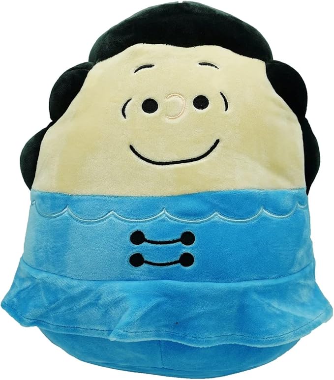 Squishmallow Official Kellytoy Squishy Soft Plush Toy Peanuts Squad Lucy