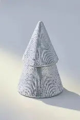 Paddywax Ribbed Mercury Stacked Tree Candle