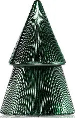 Paddywax Ribbed Mercury Stacked Tree Candle