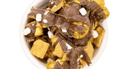 Smores Crunch Popcorn Mix