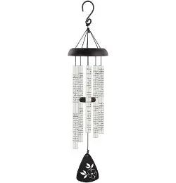 30" Cream Sonnet Wind Chime - Meet Again